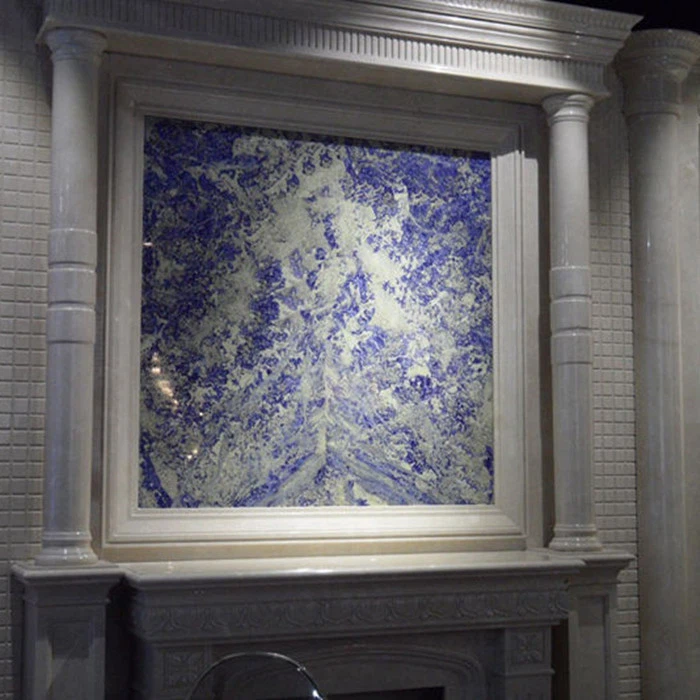 Luxury Blue Marble StoneBolivia Sodalite Blue Marble