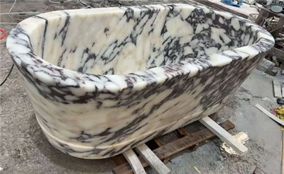Calacatta Viola marmor badekar