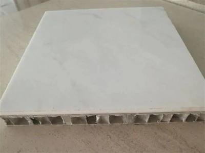 Naturlig marmor sammensatt med honeycomb panel