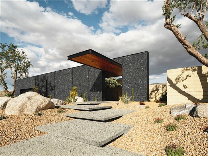 Black Terrazzo Floor
