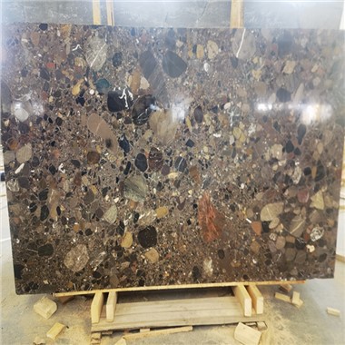 Vakre fargerik granitt store plater for kjøkkenbenkeplater